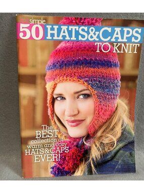 Knit Simple: 50 Hats & Caps To Knit Pattern Book